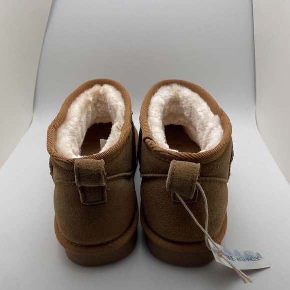 CUSHIONAIRE Women's Cozy pull on boot CHESTNUT 8 - Picture 4 of 6